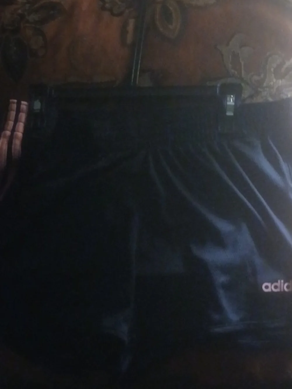 adidas Athletic Shorts in Black & Pink Size Medium NWT